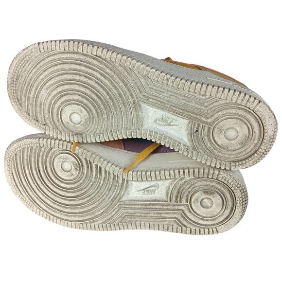 Air Force 1 Next Nature 'Sun Club Sneakers Size 5.5Y Colorful Pastel Colorblock - Picture 11 of 11